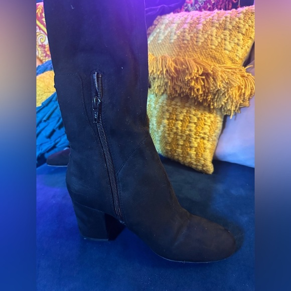 ALDO knee high velvet boot sz 5 - Picture 4 of 5
